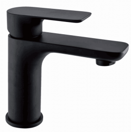 Plush Matt Black Basin Mixer